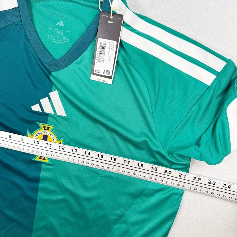 Adidas IFA Northern Ireland Jersey / Size L Mens / Green White JL6919, NEW